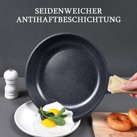 GiPP Granite Serpenyő Fedővel 28cm Indukciós Tapadásmentes Szürke 3