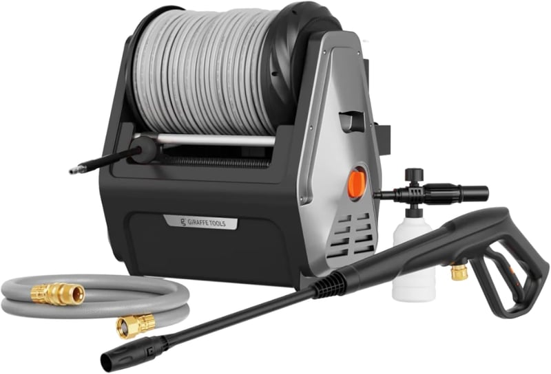 Giraffe Tools Big Pump 2in1 Nyomásmosó 1800W 2400 PSI 30m Tömlővel