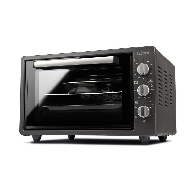 Cuptor Electric cu Convecție Girmi FE37 Grancotto 37L 300°C 1500W, Temporizator 90 de minute, Termostat Reglabil, cu Funcție Grill și Grătar din Oțel Inoxidabil