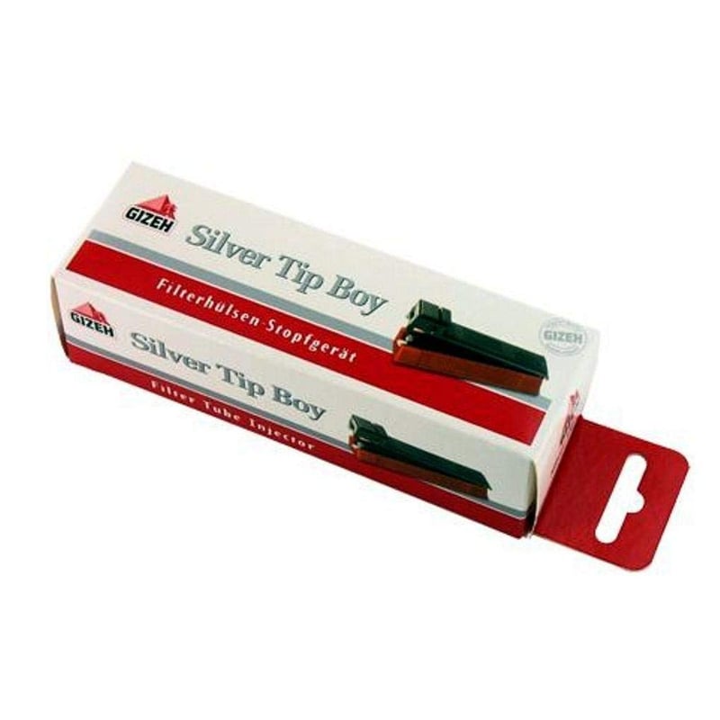 Gizeh Silver Tip Boy Red Black Tömörítő Gép