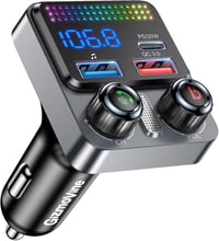 GizmoVine Bluetooth 5.4 FM Transmitter 48W Autós Töltő 3 Porttal PD30W QC3.0 1