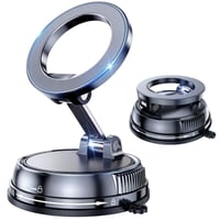 Magnetický držiak na mobil do auta GizmoVine, 35 kg vákuová prísavka a 22x magnet N55, držiak MagSafe, otočný o 360°, pre iPhone 17-12, Samsung 1