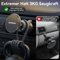 Magnetický držiak na mobil do auta GizmoVine MagSafe na mriežku ventilácie, kompatibilný s iPhone 12–17 2