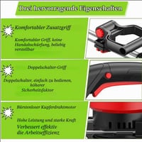 Motocoasă electrică cu acumulator Gjpwyfdc 21V, diametru de tăiere 30 cm, unghi de înclinare 180°, trimmer pentru grădină 5
