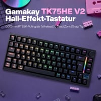 Herná klávesnica GK Gamakay TK75HE V2 Rapid Trigger, rozloženie QWERTZ ISO-DE 2