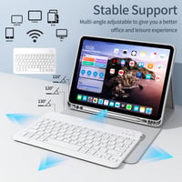 Husă cu tastatură GKABXY pentru iPad Air 11" (M4/M3/M2) și iPad Air generația 5/4 - Husă de protecție cu tastatură integrată 8