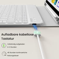 Husă cu tastatură GKABXY pentru iPad Air 11" (M4/M3/M2) și iPad Air generația 5/4 - Husă de protecție cu tastatură integrată 7