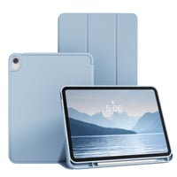 GKABXY puzdro na iPad 11./10. generácie, TPU zadný kryt s držiakom na ceruzku, svetlomodré 2