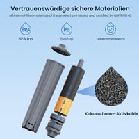 GLACIER FRESH Jura E8/E6/J8/J6/S8/GIGA 6 kávégép vízszűrő patron - 6 db 6