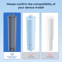 Filtru de apă GLACIER FRESH, filtru de schimb compatibil pentru espressoarele Jura E8, E6, S8, Z8, Z6, 2 buc. 5