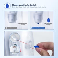 Glacier Fresh zamjenski filter za vodu, kompatibilan s Brita Maxtra+ Plus i Maxtra Pro All-in-1 vrčevima Marella, filtrira PFAS, klor, kamenac i teške metale, 6 komada 5