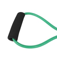 GladiatorFit Elastična guma za vježbanje - Zelena od prirodne gume, za vježbe joge i pilatesa, kompaktna, prijenosni fitness rekvizit, 25x10x1 cm 2