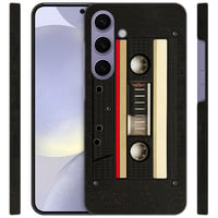 Kryt na Samsung Galaxy S24 5G GlamCase – vintage motív kazety, farebný, tenký a elegantný plastový ochranný kryt na Samsung S24, viacfarebný 1