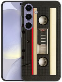 Kryt na Samsung Galaxy S24 5G GlamCase – vintage motív kazety, farebný, tenký a elegantný plastový ochranný kryt na Samsung S24, viacfarebný 8