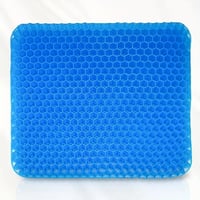 Glamicci XL gel jastuk za sjedenje sa saćastom strukturom – za auto, ured, gaming stolice, invalidska kolica, išijas, trtičnu kost – plavi, 50x50x4,5 cm 9