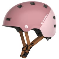 Cască ultraușoară GLAMVILLA pentru skateboard și bicicletă, pentru copii și adulți, roz-roșu, mărimea S (48-53 cm), skateboard, trotinetă electrică, BMX 1