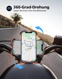 Glangeh Univerzális Telefontartó Kerékpárhoz 360° Forgatható MTB Motorkerékpárhoz 4