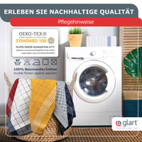 Glart 48SG kuhinjske krpe 10 kom 50x70 cm sive s certifikatom Oeko-Tex Standard 100 3