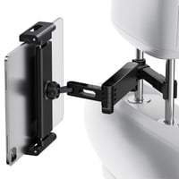 Suport tabletă auto pentru tetieră GlasFlength, rotativ la 360°, pentru dispozitive de 14-26 cm, negru, compatibil cu iPad, smartphone, Kindle, Switch 1