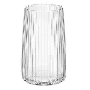 Set čaša Glasmark KROSNO 1992, 6 komada - Rebraste čaše za vodu i sok - Prozirne - Prikladne za perilicu posuđa - 480 ml