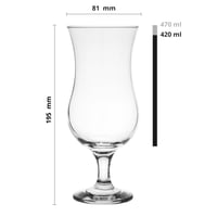 Glasmark Krosno Súprava kokteilových pohárov 6 ks na long drink, gin, pivo, vodu, smoothie, vhodné do umývačky riadu, číre, 420 ml 4