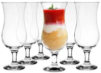 Glasmark Krosno Súprava kokteilových pohárov 6 ks na long drink, gin, pivo, vodu, smoothie, vhodné do umývačky riadu, číre, 420 ml 1