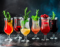 Sada koktailových pohárov Glasmark Krosno 4 ks – na long drink, gin, pivo, vodu, smoothie, 420 ml, priehľadné, vhodné do umývačky riadu 6
