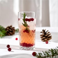 Glasmark Krosno set čaša za vodu 6 x 300 ml, čaše za longdrink, koktele i gin, kristalni efekt, prozirne, perive u perilici posuđa 7