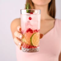 Glasmark Krosno set čaša za vodu 6 x 300 ml, čaše za longdrink, koktele i gin, kristalni efekt, prozirne, perive u perilici posuđa 9