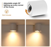 Gleonlux LED Mennyezeti Spotlámpa Fehér GU10 230V Alumínium 6db 3