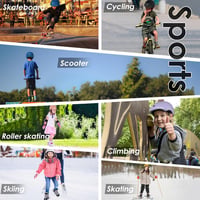 Cască pentru copii Glerc pentru bicicletă, skateboard, trotinetă, cu circumferință reglabilă, disponibilă în mai multe culori, pentru băieți și fete 5
