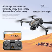 Gleto Összecsukható Drón 1080P HD Kamerával - 45 Perces Repülési Idő, 3 Akkumulátor, Akadályérzékelés, Kefementes Motor, WiFi FPV Élő Videó, 3