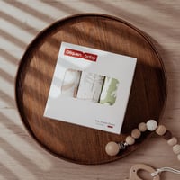 GLLQUEN BABY Pólya 0-3 hónapos babáknak, 100% bio pamut, 3 darabos szett 9