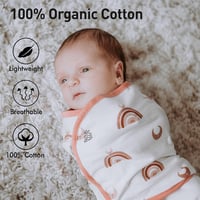GLLQUEN BABY Pólya 0-3 hónapos babáknak, 100% bio pamut, 3 darabos szett 2