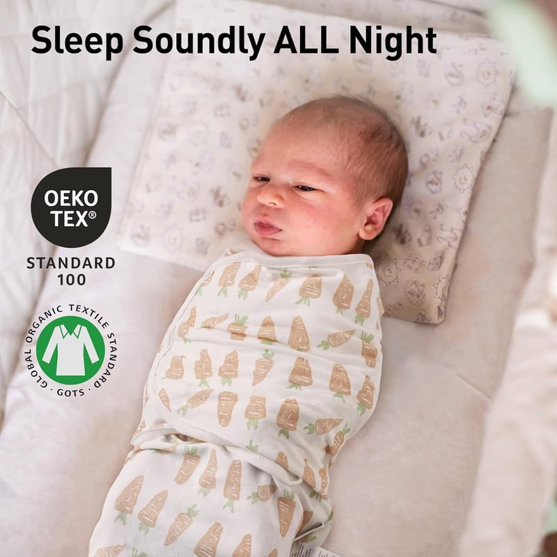 GLLQUEN BABY Pólya 0-3 hónapos babáknak, 100% bio pamut, 3 darabos szett