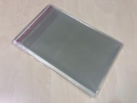 Globaldisc 100 ks DVD obal 14 mm priehľadný so samolepiacou chlopňou, antistatickou ochranou, lesklým povrchom, opakovane použiteľný 1