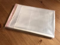 Globaldisc 100 ks DVD obal 14 mm priehľadný so samolepiacou chlopňou, antistatickou ochranou, lesklým povrchom, opakovane použiteľný 5