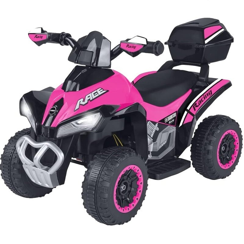 Quad electric pentru copii Globo eSpidko Quad Race 6V 4,5AH 1x15W – Roz