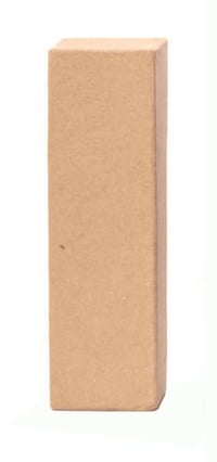 Dekoračné písmeno „I“ z kartónu Glorex – farba prírodného dreva, 17,5 x 5 x 5,5 cm, 1 ks 1