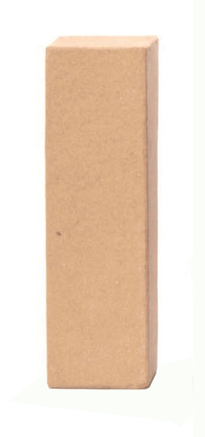 Dekoračné písmeno „I“ z kartónu Glorex – farba prírodného dreva, 17,5 x 5 x 5,5 cm, 1 ks