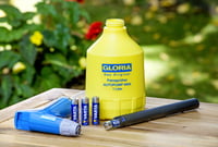 Elektrický ručný postrekovač Gloria AutoPump Mini na rastliny - 1 l batériová fľaša na postrekovanie s LED tryskou pre izbové rastliny a ďalšie 5
