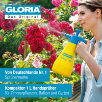 Pulverizator manual Gloria Hobby 100 de 1 litru cu duză reglabilă pentru grădină, balcon și plante de apartament 2