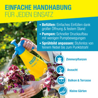 Pulverizator manual Gloria Hobby 100 de 1 litru cu duză reglabilă pentru grădină, balcon și plante de apartament 5