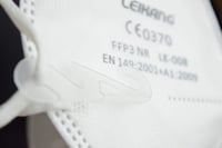 Gloria Kaos 20 db FFP3 Védőmaszk CE 0370 Tanúsítvánnyal, Egyedileg Csomagolt 8