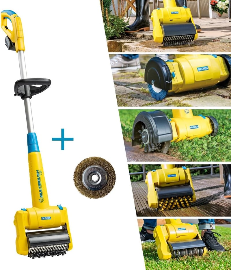 GLORIA MultiBrush Akkus Felület és Fugabetét Kefe Bosch 18V Kompatibilis - Multibrush battery