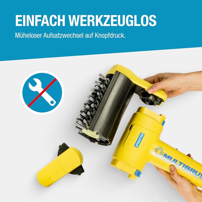 Gloria MultiBrush Speedcontrol felületi kefe elektromos meghajtással - MultiBrush 230 Volt