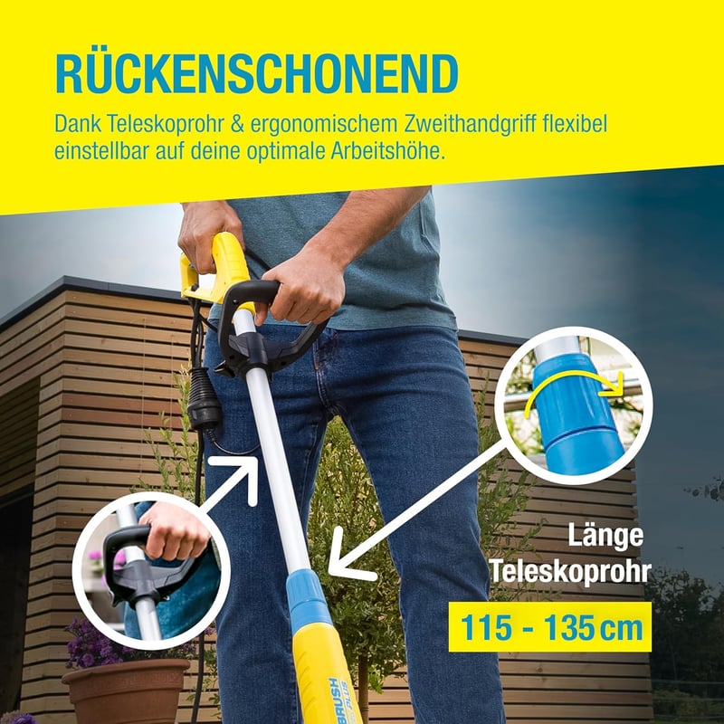 Gloria MultiBrush Speedcontrol felületi kefe elektromos meghajtással - MultiBrush 230 Volt