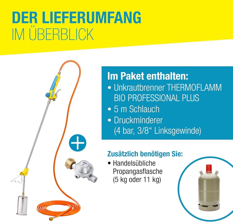 Gloria Thermoflamm Plus Gázlángszóró Készlet Kerthez - Plus set