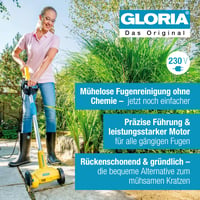 Gloria WeedBrush kefa na ničenie buriny v záhrade s pevnými štetinami 2