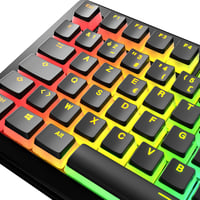 Set taste GLORIOUS GPBT Aura V2, 145 bucăți - Doubleshot PBT, profil OEM, layout francez AZERTY, pentru tastaturi mecanice, 100% 75% 65% 60% 5
